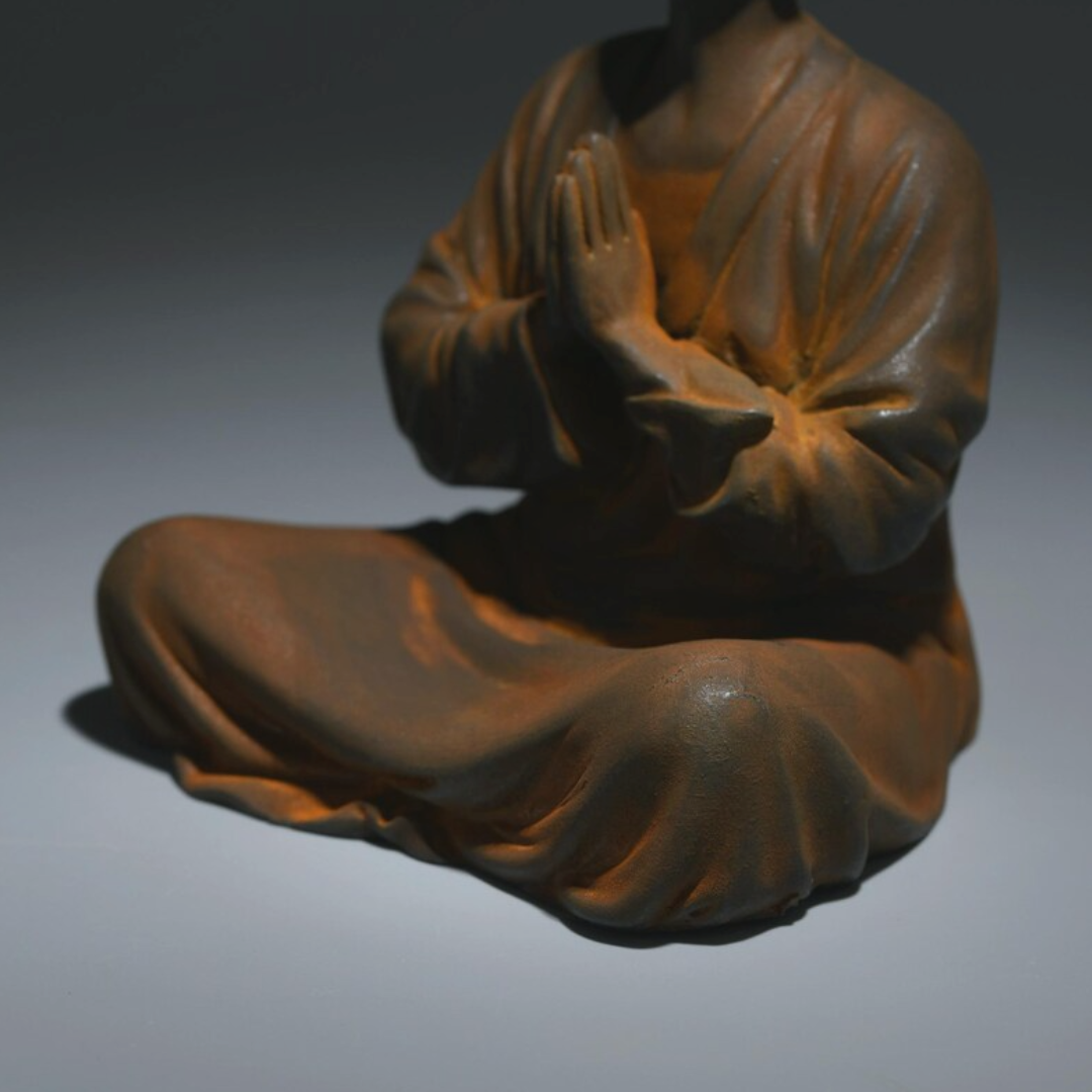 Rustic Sitting Monk
