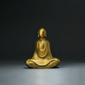 Golden Zen Buddha
