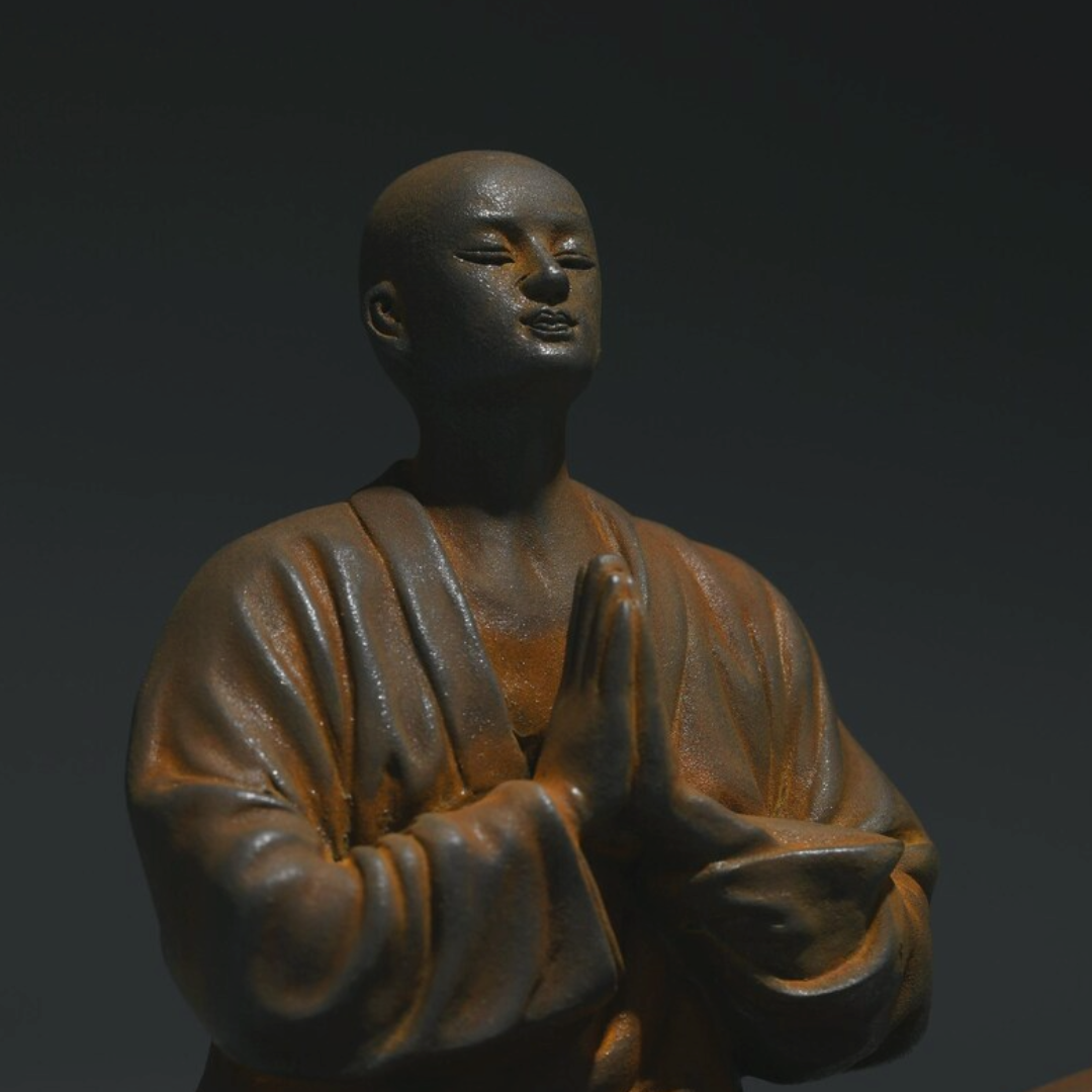 Rustic Sitting Monk
