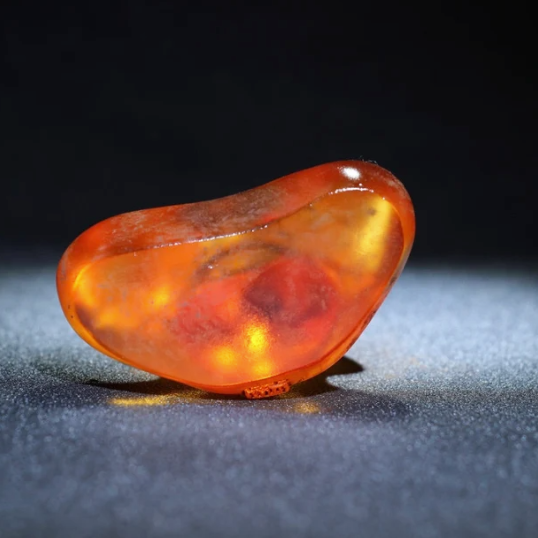 Amber Glazed Buddha Statue