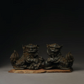 Iron Emperor & Empress Foo Dogs